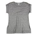 thumbnail image 1 of bar III Womens High-Low Embellished T-Shirt, Grey, X-Large, 1 of 2