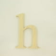 thumbnail image 1 of Package of 1, 16 Inch X 1" Thickness Baltic Birch Wood Letter h in The Times New Roman Font, Thick, Lower Case for Art & Craft Project, Made in USA, 1 of 4