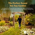 thumbnail image 4 of All Things Cedar PA96 6-Ft Garden Wooden Traditional Archway Pagoda Arbor - 71L x 35W x 87, 4 of 9
