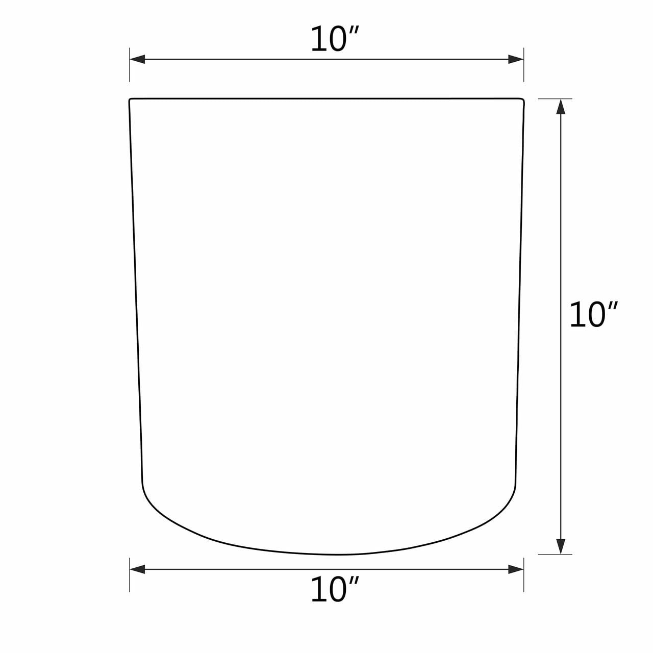 Aspen Creative Corporation 10'' Fabric Drum Lamp Shade