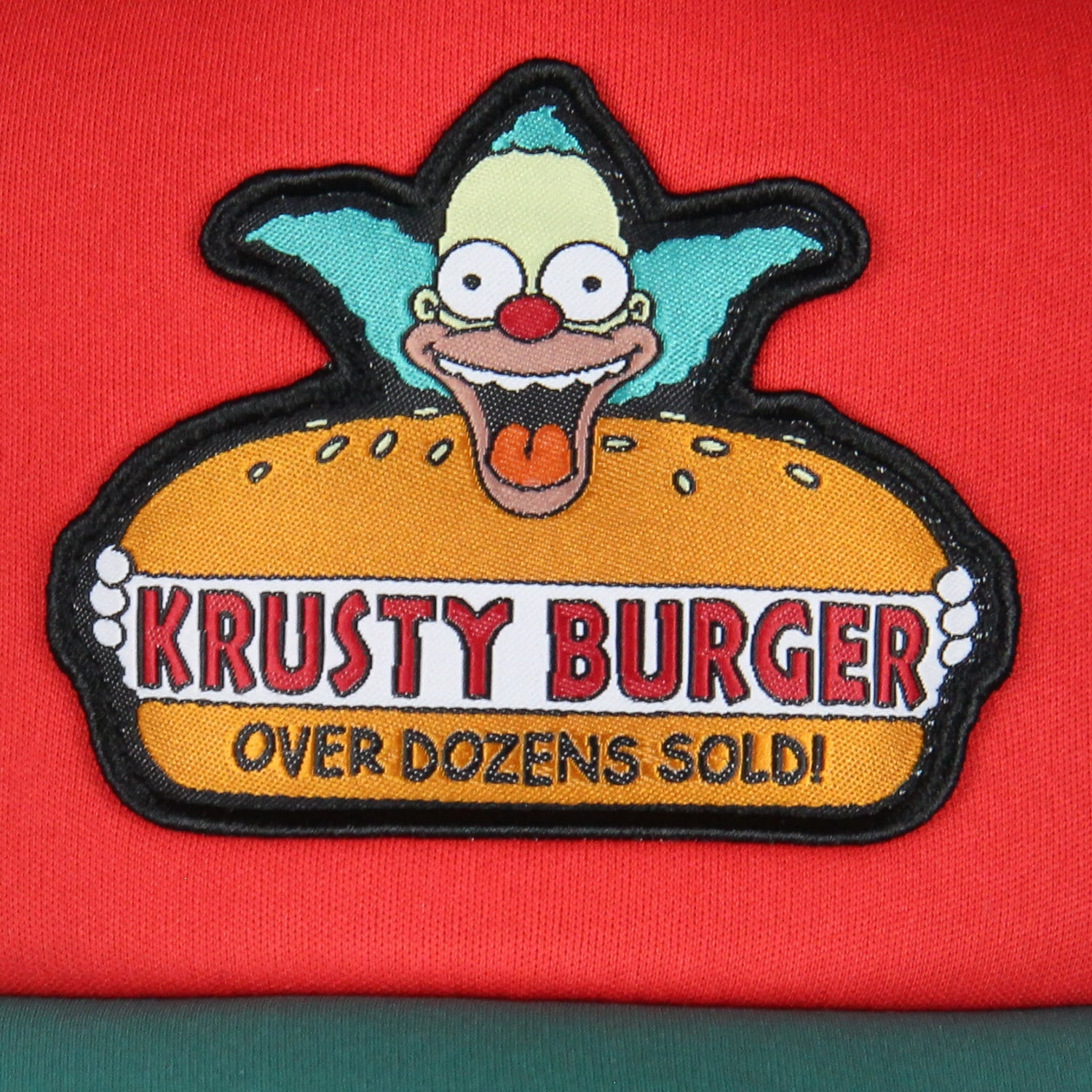 The Simpsons Krusty Burger Dozens Sold Embroidered Adult Mesh Back Snapback Baseball Cap Hat OSFM