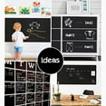 thumbnail image 5 of Extra Large Chalkboard Contact Paper 9 Feet roll (108 inches) + (5) Color Chalk Included - by Simple Shapes, 5 of 5