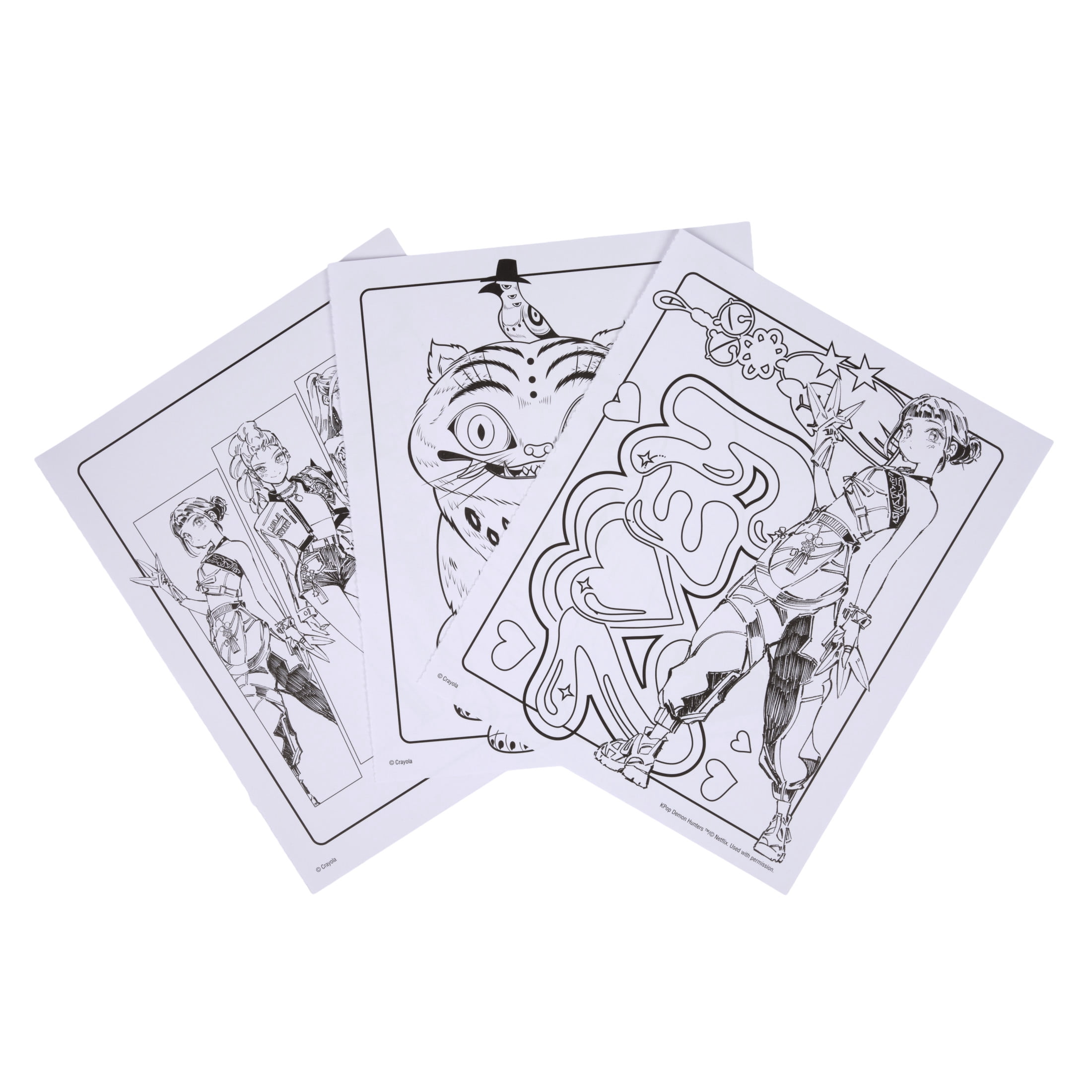Crayola K Pop Demon Hunters Art With Edge Coloring Book, 28 Pgs
