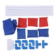 thumbnail image 2 of Portable Cornhole Set, Safe Exercise Hand Strength Portable Plastic Portable Cornhole Set with Carrying Bag for Kid Adults for Travel Blue,Red, 2 of 7