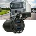 thumbnail image 4 of Prise de Voiture, Tension d'Entrée 12V Prise USB Multiple Large Compatibilité pour Camions, 4 of 7