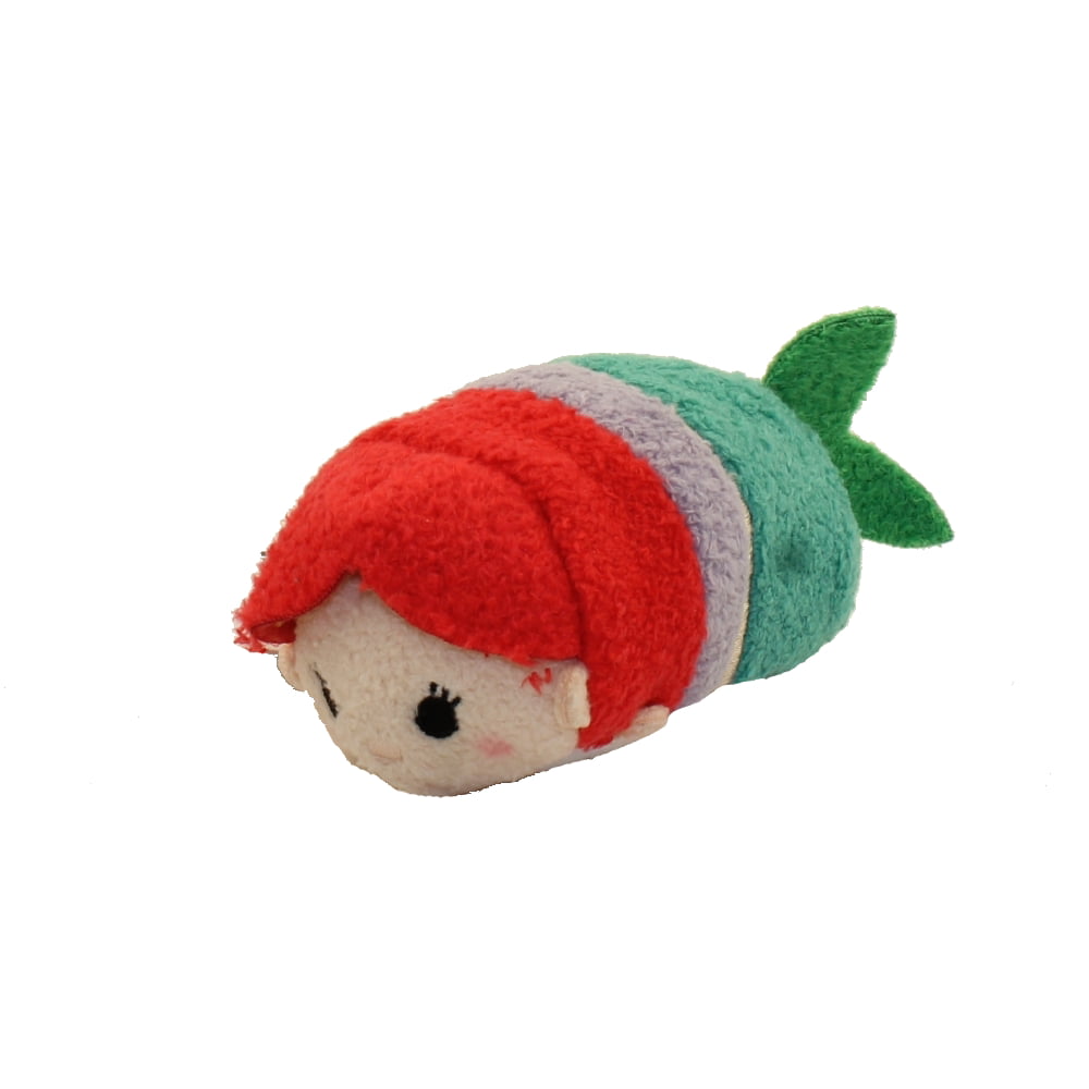 3.5" New The Little Mermaid Princess Ariel Tsum Tsum Soft Stuffed Plush Toy Doll 