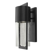 Hinkley Shelter 15 1/2" High Black Outdoor Wall Light