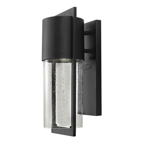 Hinkley Shelter 15 1/2" High Black Outdoor Wall Light
