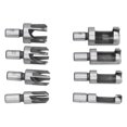 thumbnail image 1 of Wood Plug Cutter, Carbon Steel 8Pcs Robust Industrial Plug Cutter  For Outdoor For Wood, 1 of 8