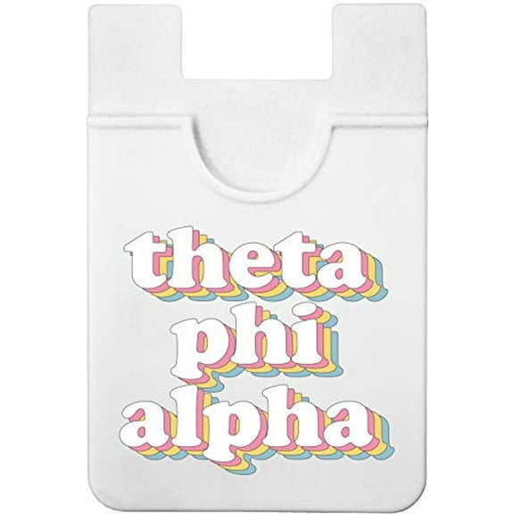 Sorority Shop Theta Phi Alpha Koala Pouch - Retro Design Card Holder For Phone Case- Phone Wallet Stick On - Ultra-Thin and Lightweight Phone Case Wallet - Holds Cards and Cash