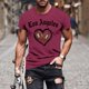 thumbnail image 1 of Tops para hombre, blusas y camisas de manga corta con cuello redondo para hombre, jersey informal con cuello redondo estampado para hombre, pantalones cortos deportivos para fitness, blusa de poliéste, 1 of 5
