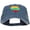 Navy, variant on Lithuania Map Flag Embroidered Washed Cap - Navy OSFM