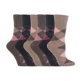 thumbnail image 1 of Gentle Grip - 6 Pairs Ladies Gentle Grip Non Elastic Crew Socks, 1 of 2