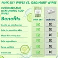 thumbnail image 6 of Makeup Remover Wipes Single Individually Wrapped Face Cleanse Wipes 40 Count Makeup Wipes, 6 of 7