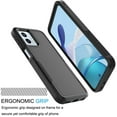 thumbnail image 2 of Tiflook For Motorola Moto G 5G 2023 / Moto G (2023 Only) / XT2313 Case,Shockproof Protection Heavy Duty Armor Hard Plastic & Rubber Rugged Bumper 2-in-1 Sturdy Phone Case - Black, 2 of 6