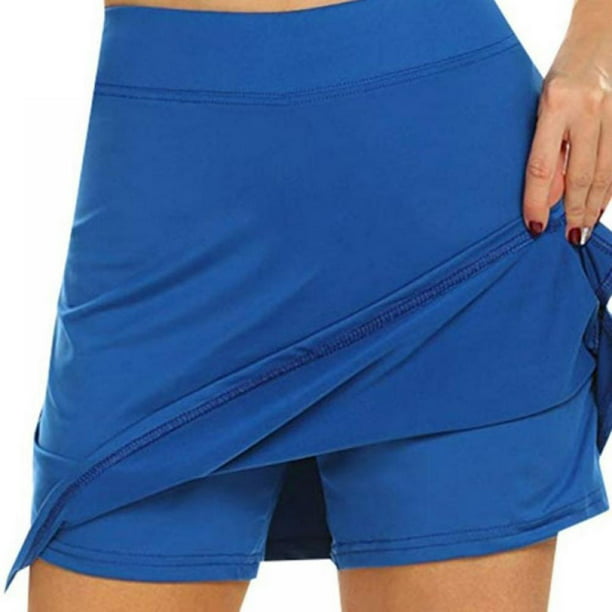 Women's Athletic Skorts Lightweight Active Skirts with Shorts Pockets  Running Tennis Golf Workout Sports 2 in 1 Sports Skort - Walmart.com