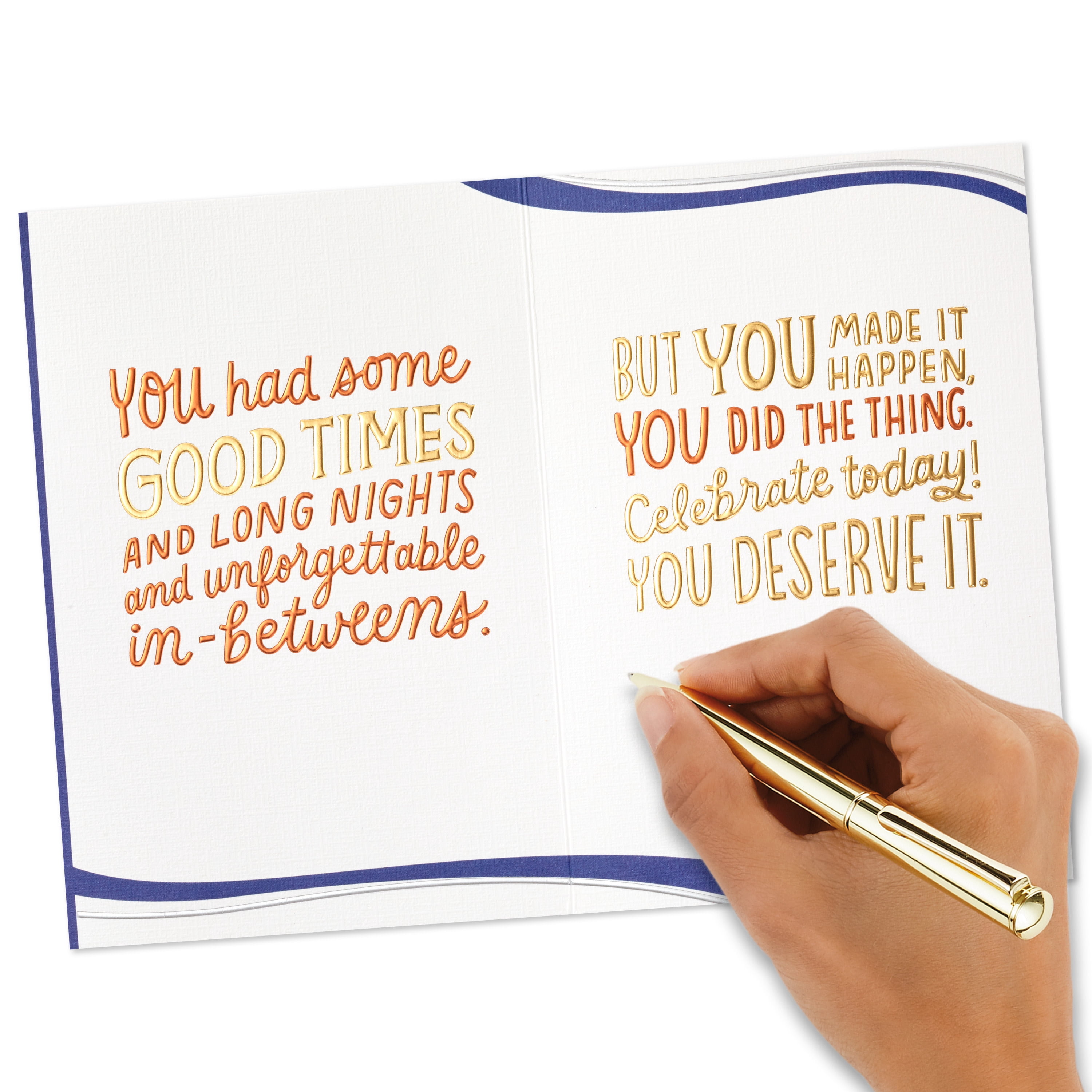 Hallmark College Graduation Greeting Card (You Deserve to Celebrate)