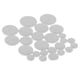 thumbnail image 1 of 1 Paquete de material cuero Bassoon Soundhole Mats Pads Partes De Instrumentos De, 1 of 9