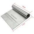 thumbnail image 3 of Stainless Steel Cake Scraper Bread Pizza Dough Pastry Home Kitchen Baking Tool, 15 X 11.5 Cm, 3 of 4
