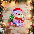 thumbnail image 4 of AUDeals Christmas Light Up Decorations, Santa Reindeer Snowman LED String Lights Set for DIY Holiday Hanging Ornaments, Indoor Outdoor Xmas Tree Festival Decoration, 4 of 5