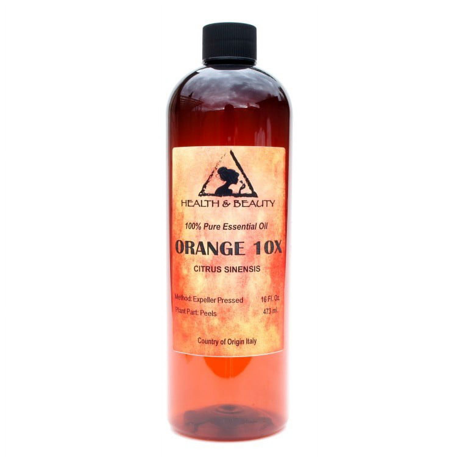 ORANGE 10X (10 FOLD) ESSENTIAL OIL ORGANIC AROMATHERAPY NATURAL 100% PURE 16 OZ