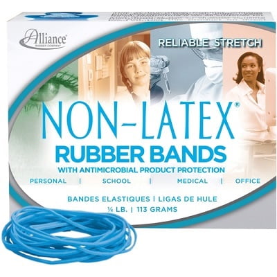 Rubber Bands-1/4 Lb Box 19 Antimicrobiens