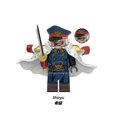 thumbnail image 4 of Set de 8 Figuras de Acción de Una Pieza – 8.8 cm Guerreros de Bloques de Construcción para Niños y Coleccionistas, 4 of 9