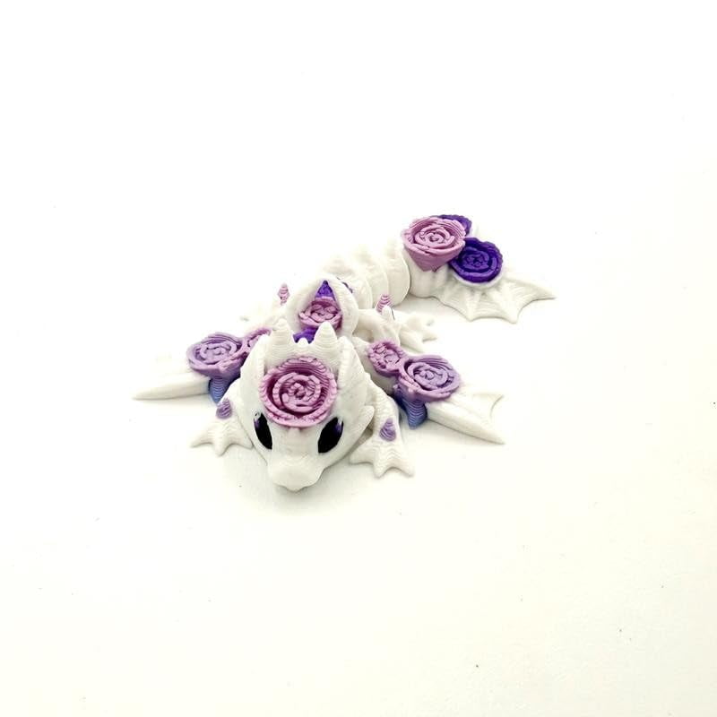 6 Pack Small Mystery Dragon Eggs, 3D Printed Dragon Eggs with Fully Articulated and Colored Dragon Inside, Unique Mystery Dragons for Easter Fun, Easter Basket Stuffers