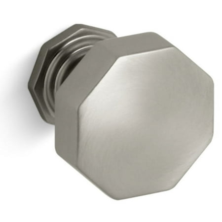 Kohler Pinstripe Knob - Vibrant Brushed Nickel