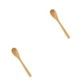 thumbnail image 1 of Billuyoard Cuchara de té y café con miel, cuchara de bambú, vajilla ecológica, cuchara agitadora de mango largo, cuchara de té, palillo 16*3 2piezas, 1 of 5