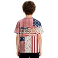 thumbnail image 4 of Graphic Tees for Boys Short Sleeve Crew Neck T-Shirts with Patriotic Printed Designs, 4 of 5