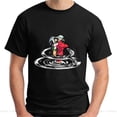 thumbnail image 1 of Camiseta De Moda Nueva Inuyasha Kagome Priestess Anime Manga Para Hombre Negra Clásica Única, 1 of 3