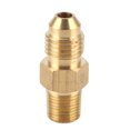 thumbnail image 1 of Straight Coupler Adapter,Brass Oil Gas Fitting Brass Fitting Adapter A Nto NPT Adaptor Streamlined Design, 1 of 14
