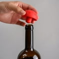 thumbnail image 2 of Lose Money Clearance!Mushroom Cap Silicone Wine Stopper Replacement Leakproof Stopper Bottle Preservation, 2 of 4