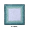 thumbnail image 5 of Better Trends Square Bath Mat 24" x 24", 100% Cotton Non Slip Bathroom Rug, Water Absorbent, Machine Washable Bath Rug, Turquoise - Torrent Collection, 5 of 6