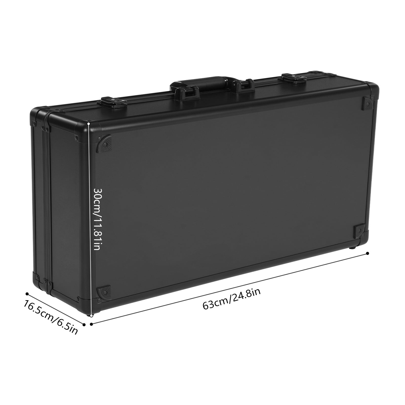6-Row Slot Card Collection Box, Black Handle Design 33.07Lbs Load Capacity Case for Home Office Dormitory