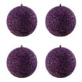 thumbnail image 5 of Vickerman 6" Pink Beaded Ball Ornament, 4 per Bag, 5 of 6