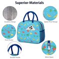 thumbnail image 4 of Womens LightBlue Cartoon Dinosaurs Pterosaurs Pattern Lunch Box for Work,Insulated Lunch Bag for Women,Loncheras Para Mujer,Leakproof Adult Lunch Bag for Work,Beach,Travel,Picnic,Camping, 4 of 7