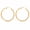 40mm-Gold, variant on Silver Hoop Earrings for Women, Thin Silver Plated Hinged Hoop Earrings, Lightweight Minimalist Circle Earrings for Everyday Wear and Female Jewelry Gift,60mm