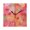 Black Pointer, variant on 7.78" Gold Analog Square Wall Clock Floating Fruit Pattern