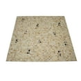 thumbnail image 2 of Multi Beige Brown Cowhide 6X6 Modern Leather Square Rug, 2 of 11