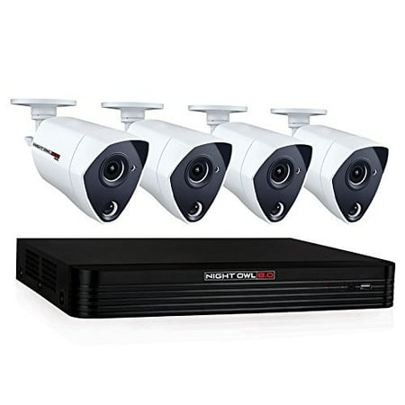 Refurbished Night Owl CL-84P2-4K Channel 4K Ultra HD Wired Smart Security DVR with 2 TB Hard Drive and 4X 4K