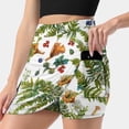 thumbnail image 3 of Forest Ferns Berries And Mushrooms Women's skirt With Pocket Vintage Skirt Printing A Line Skirts Summer Clothes Blueberry, 3 of 7