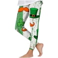 thumbnail image 2 of Cowsor Girls St Patrick's Day Printed Leggings Soft Stretch Comfortable Casual Pants For Daily Outdoor Wear, 2 of 7