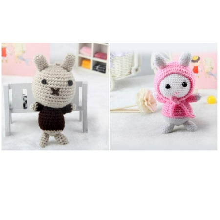 Cartoon Rabbit Crochet Kits Knitting Animal Material Package For ...