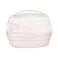 thumbnail image 4 of Hamsters Travel Carry Cage Capeing Case 20x16x15cm para un diseño de ventilación multifuncional de animales pequeños Botella de agua incorporada Rosa, 4 of 8