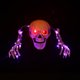 thumbnail image 3 of Esqueleto de tres piezas con mecanismo de sincronización de mano y luz morada para Halloween, simulación de trucos, esqueleto de brazo, 3 of 5