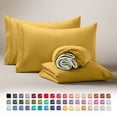 thumbnail image 1 of Clara Clark Juego de Sábanas para Caravanas/tamaño Queen Corto, Ropa Cama Caravanas, Lujo Hotelero, Microfibra Suave, 4 Piezas, Amarillo, 1 of 7