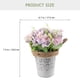 thumbnail image 4 of Flores artificiales para el hogar, bonsái, decoración, hortensias, adorno, escena, diseño, ramo, 4 of 7