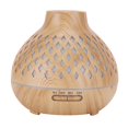 thumbnail image 2 of 400ml Light Wood Grain Air Diffuser Electric Aroma Humidifier with Ambient Night Lamp 100‑240VUK Plug, 2 of 10